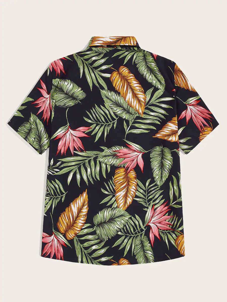 Revere Collar Hawaiian Shirt
